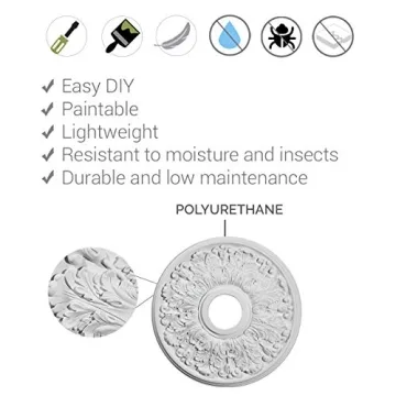 Elegant Ekena Millwork Ceiling Medallion for Your Home