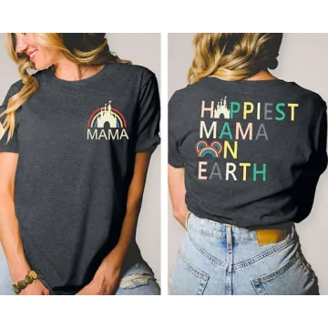 Happiest Mama On Earth Tee - Disney Magic Kingdom Shirt