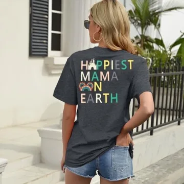 Happiest Mama On Earth Tee - Disney Magic Kingdom Shirt