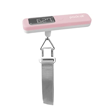 Pack All 110 Lbs Luggage Scale, Digital Handheld, Lightweight Travel Scale