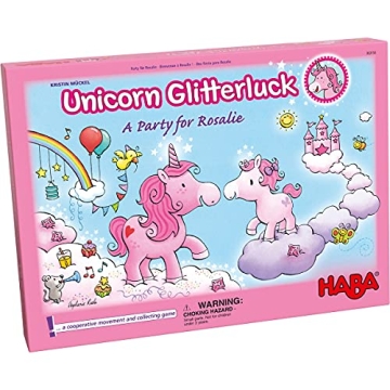 HABA Unicorn Glitterluck Cooperative Game for All Ages