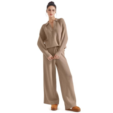 SUUKSESS Women's Oversized Lounge Set for Fall Comfort