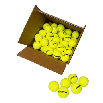 GAMMA Sports Pressureless Tennis-Balls Box, Bulk Tennis Balls, Premium Tennis Accessories, Pack of 7...
