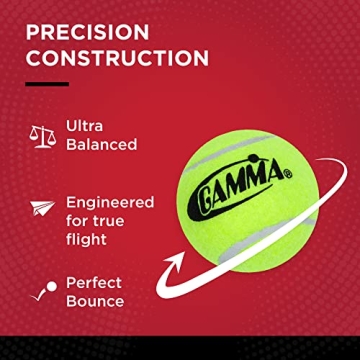 GAMMA Sports Pressureless Tennis Balls Box Offers Durability and Fun