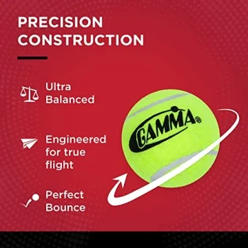 GAMMA Sports Pressureless Tennis Balls Box Offers Durability and Fun