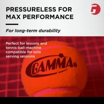GAMMA Sports Pressureless Tennis Balls Box Offers Durability and Fun