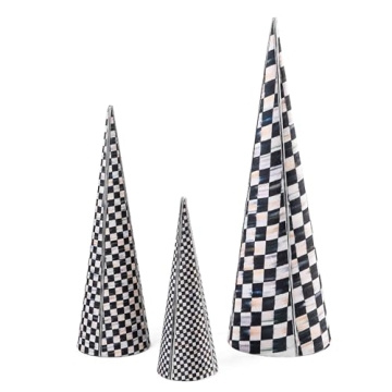 Mackenzie-Childs Charming Tabletop Christmas Trees for Decor