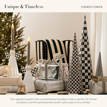 Mackenzie-Childs Charming Tabletop Christmas Trees for Decor