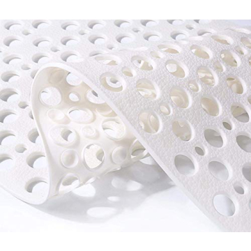 Mantto Nonslip Bath Tub Shower Mat with Suction Cups, Extra Soft TPE Bath Mat for Kids, Bathtub Bath...