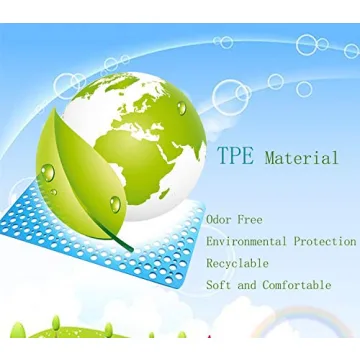 Mantto Nonslip Bath Mat for Safe, Comfortable Showering