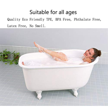 Mantto Nonslip Bath Mat for Safe, Comfortable Showering