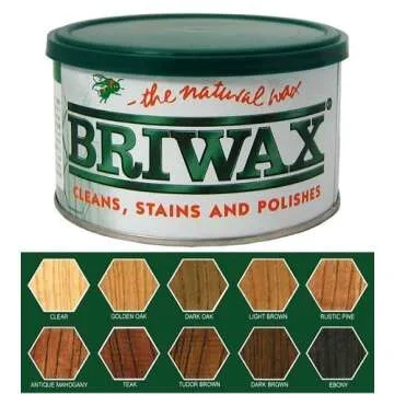 Briwax (Tudor Brown) Furniture Wax Polish - Premium Wood Finish