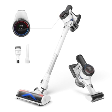 Tineco Pure ONE S15 Pet Smart Cordless Vacuum Cleaner, Stick Vacuum with Anti-Tangle Brush, Deep Cle...