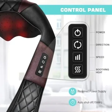 Neck Massager with Heat for Pain Relief - Shiatsu Comfort