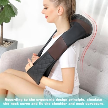 Neck Massager with Heat for Pain Relief - Shiatsu Comfort