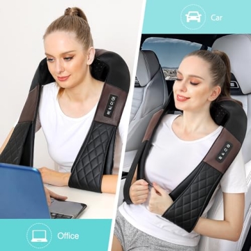 Neck Massager with Heat for Pain Relief - Shiatsu Comfort