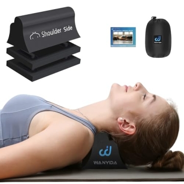 WANYIDA Neck and Shoulder Relaxer, Neck Stretcher Chiropractic Pillows for Pain Relief, Cervical Tra...