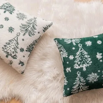 COSIBONO Christmas Tree Pillow Covers for Holiday Decor