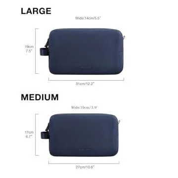 BAGSMART Men’s Toiletry Bag | Water-resistant Travel Organizer
