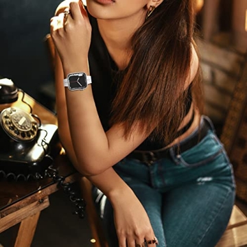 Stylish WANLISS Lace Silicone Apple Watch Bands