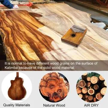 Newlam 17-Key Kalimba Thumb Piano for All Ages