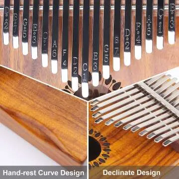 Newlam 17-Key Kalimba Thumb Piano for All Ages