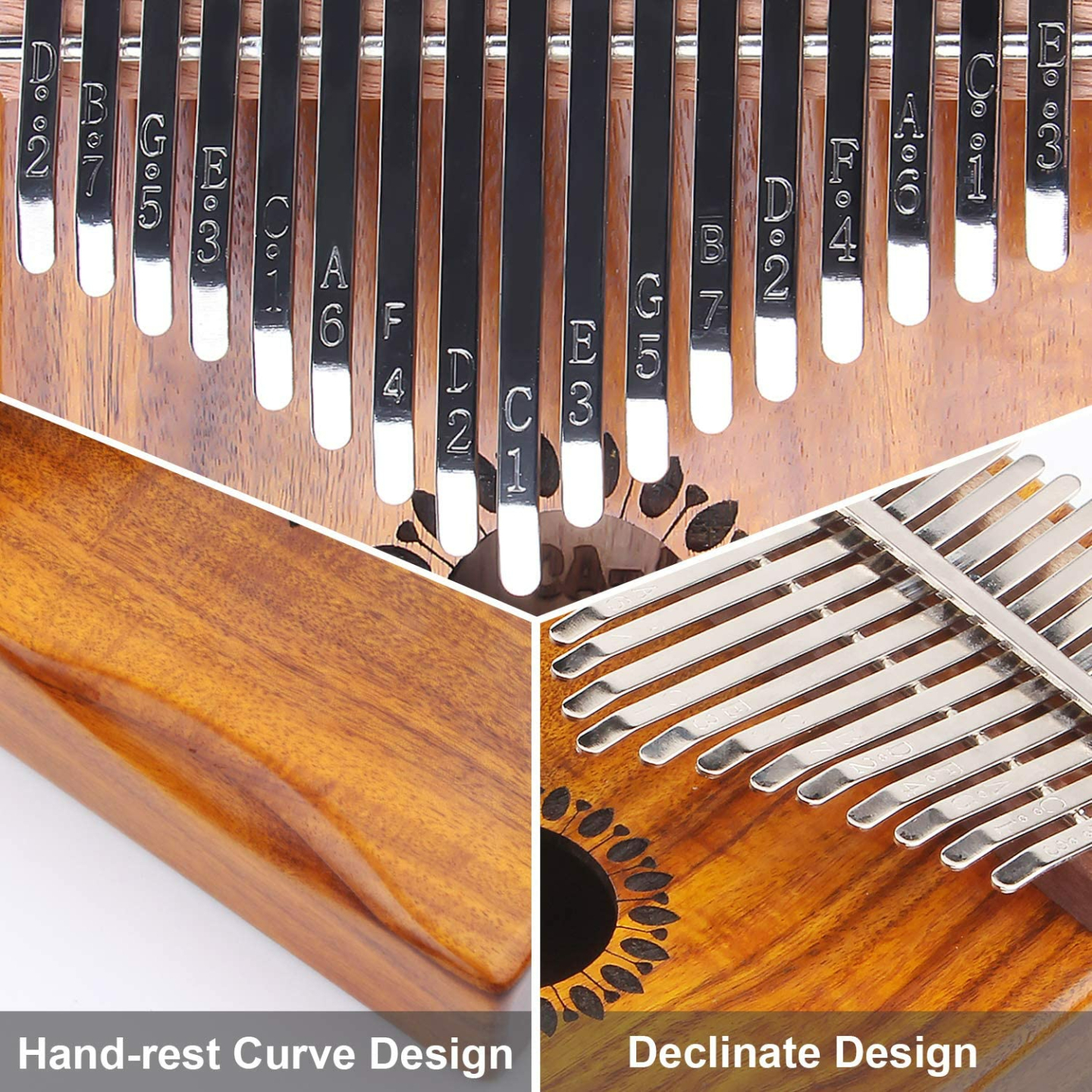 Newlam 17-Key Kalimba Thumb Piano for All Ages