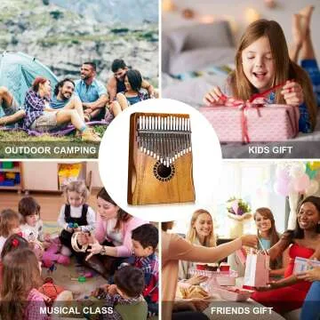 Newlam 17-Key Kalimba Thumb Piano for All Ages