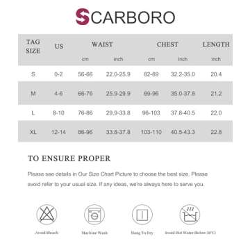 SCARBORO Compression Shapewear Tank Tops for Women Tummy Control Cami Square Neck Camisole Tanks Shaper