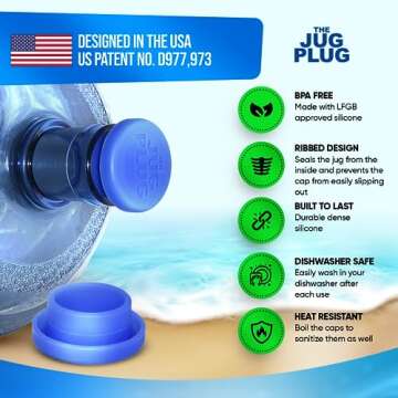 Reusable 5 Gallon Water Jug Cap - Leak-Proof & Easy Fit