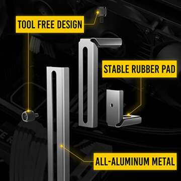 Antec GPU Support Bracket, Graphics Card GPU Brace Support Video Card Sag Holder Holster Bracket (Gray)