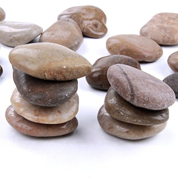 20 Polished Natural Rocks for Creative Painting Projects