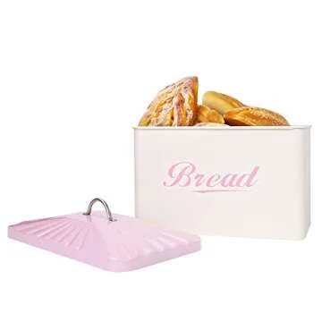 X649 Pink Vintage Bread Bin | Retro Kitchen Gift Set
