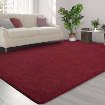 FlyDOIT 4x6 Super Soft Memory Foam Area Rug