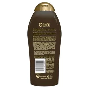 OGX Hydrating Moisture + Shea Soft & Smooth Body Wash, 19.5 Fl Oz