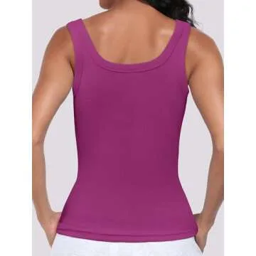 Shop ANRABESS Women's Stylish Scoop Neck Tank Top for Summer