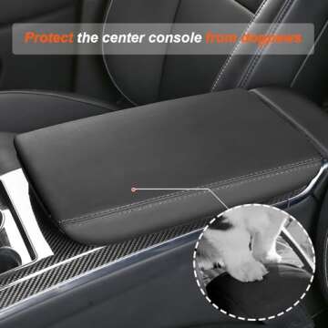 Luxurious DEYTOP Armrest Cover for Tesla Model X/S