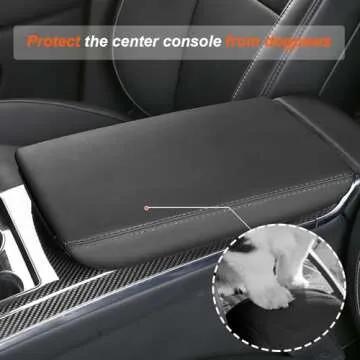 Luxurious DEYTOP Armrest Cover for Tesla Model X/S