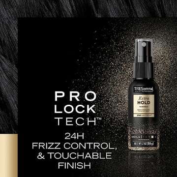 TRESemmé Tres Two Spray with Extra Hold Non-Aerosol Hairspray, Travel Size, Extra-Firm Control, Strong Hold with Touchable Feel, Humidity Resistant, Frizz Control, 2 pk – 2 oz Bottles