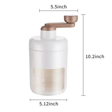 Choxila Shaved Ice Machine Snow Cone Machine - Portable Crusher with Free Cube Trays - BPA Free