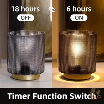 MJ PREMIER Battery Operated Lamp with Timer for Any Occasion