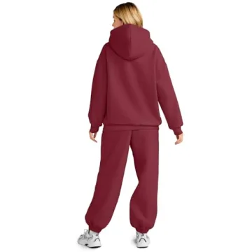 AUTOMET Women's 2 Piece Lounge Sweatsuit Set for Fall
