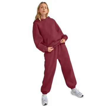 AUTOMET Women's 2 Piece Lounge Sweatsuit Set for Fall