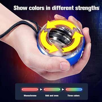 JIN BD Wrist Trainer Ball for Strengthening Arms and Fingers