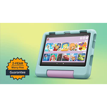 Fire HD 8 Kids Tablet - Age 3-7, Ad-Free, 32GB