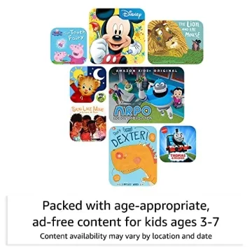 Fire HD 8 Kids Tablet - Age 3-7, Ad-Free, 32GB