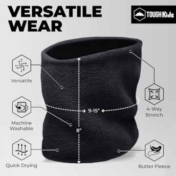 Tough Headwear Kids Neck Warmer For Winter Adventures