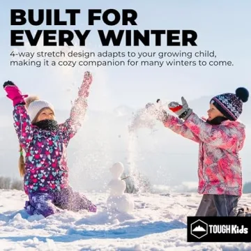 Tough Headwear Kids Neck Warmer For Winter Adventures