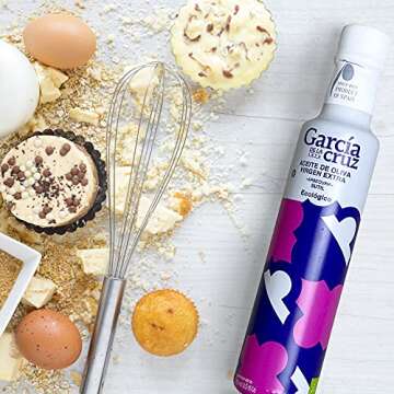 Award Winning Organic Extra Virgin Olive Oil Cold Pressed - Imported USDA Organic Certified - Subtle & Delicate Spanish Single Origin - Arbequina Variety, 8.5 Fl Oz (Pack of 1)