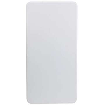 Flash Furniture Elon 4' Rectangular All-Occasion Plastic Folding Event Table, Foldable Portable Banquet Table for Indoor/Outdoor Events, White
